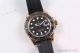 Replica Rolex Yachtmaster Watch Everose Gold Black Rubber Clone ETA2836 (2)_th.jpg
